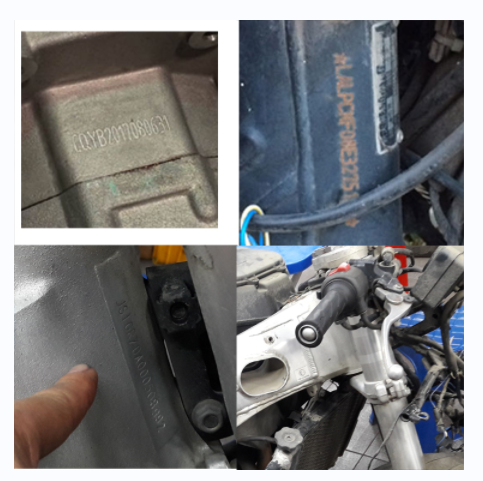  摩托車車架號在哪里，怎么檢查摩托車的車架號？